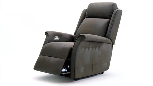 Rozkładany fotel relaksacyjny z podnóżkiem z mikrofibry, ciemnoszary, 90 × 95 × 102 cm